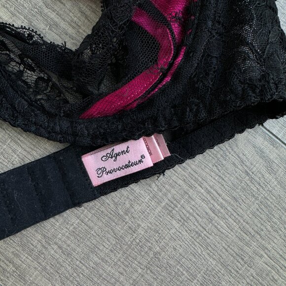 Agent Provocateur Lace Satin Maddy Bra 32C - Picture 2 of 3